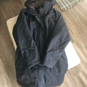 Long Black LL Bean Jacket